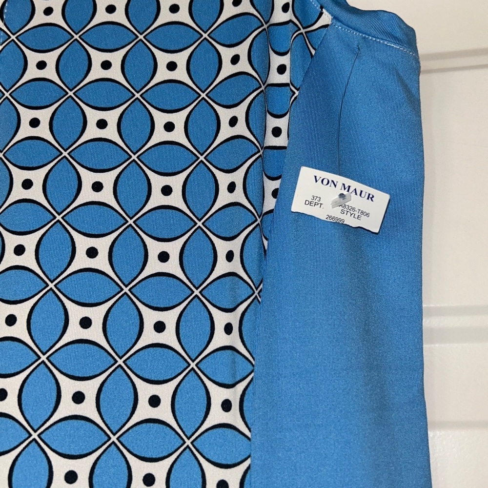 Tail Performance Golf Dress S Blue/White NWT Pocket Sleeveless Athletic Casual - Picture 4 of 14